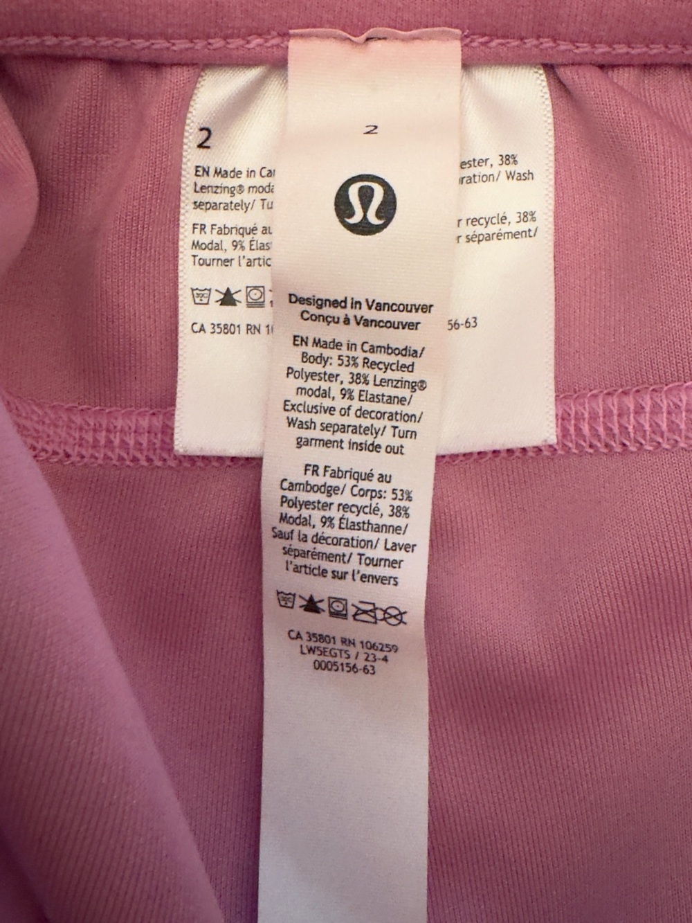 Lululemon Light Pink Wide-Leg Sweatpants
Size 2 - Picture 6 of 6